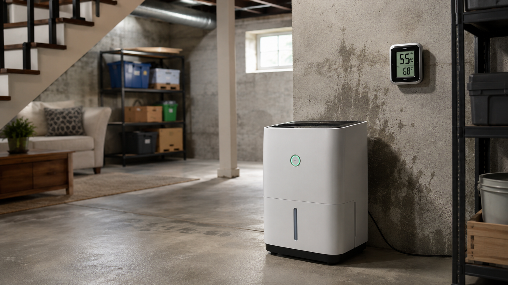 Should I Run a Dehumidifier All Day in the Basement?