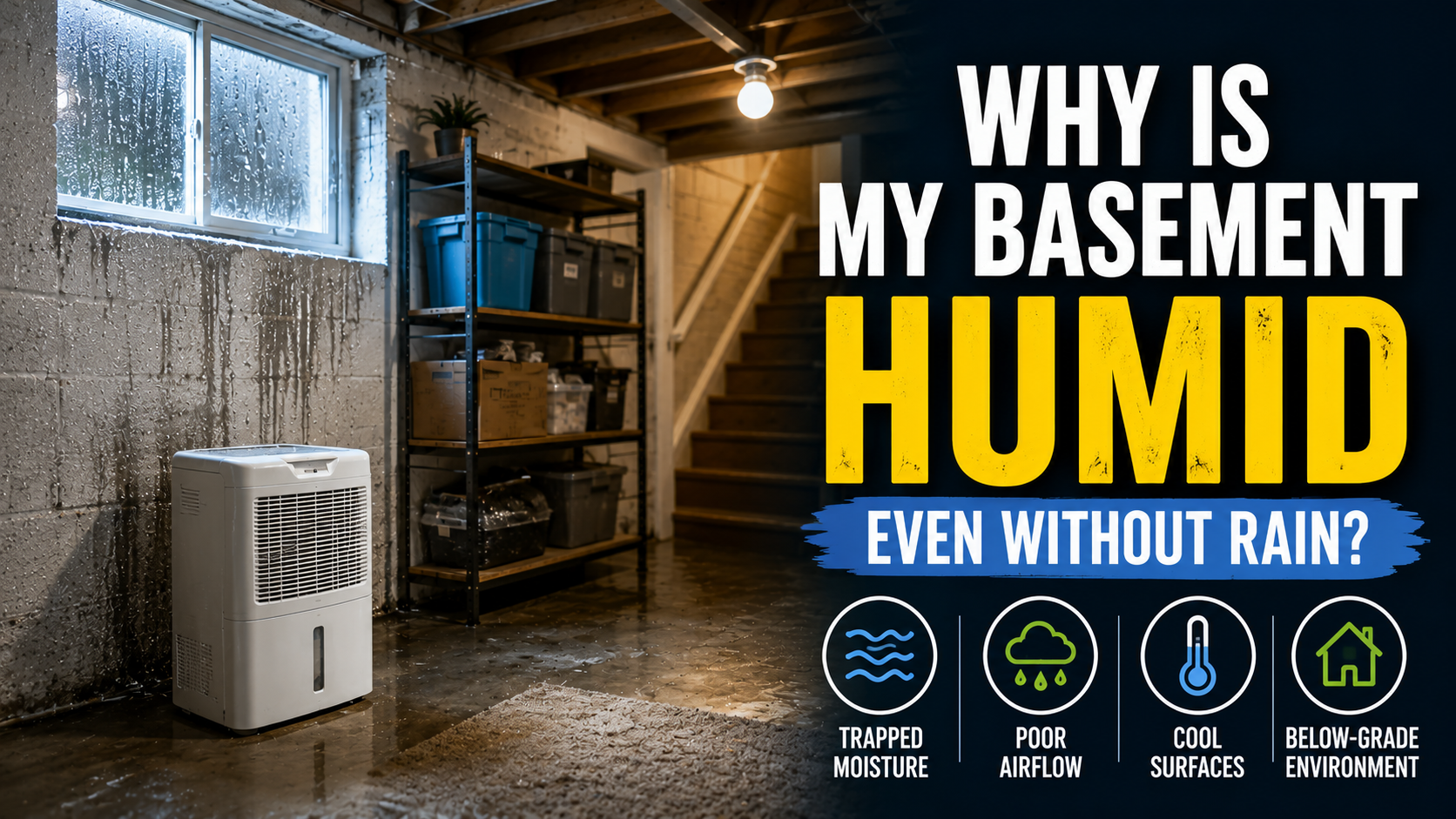 Why Is My Basement Humid Even Without Rain?